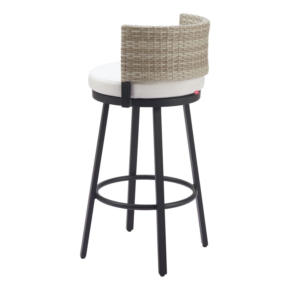 Midnight Wave Barstool White. Picture 1