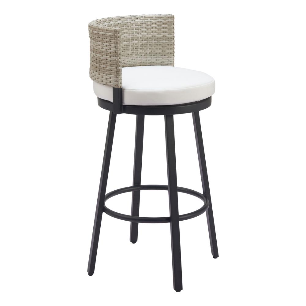 Midnight Wave Barstool White. Picture 3