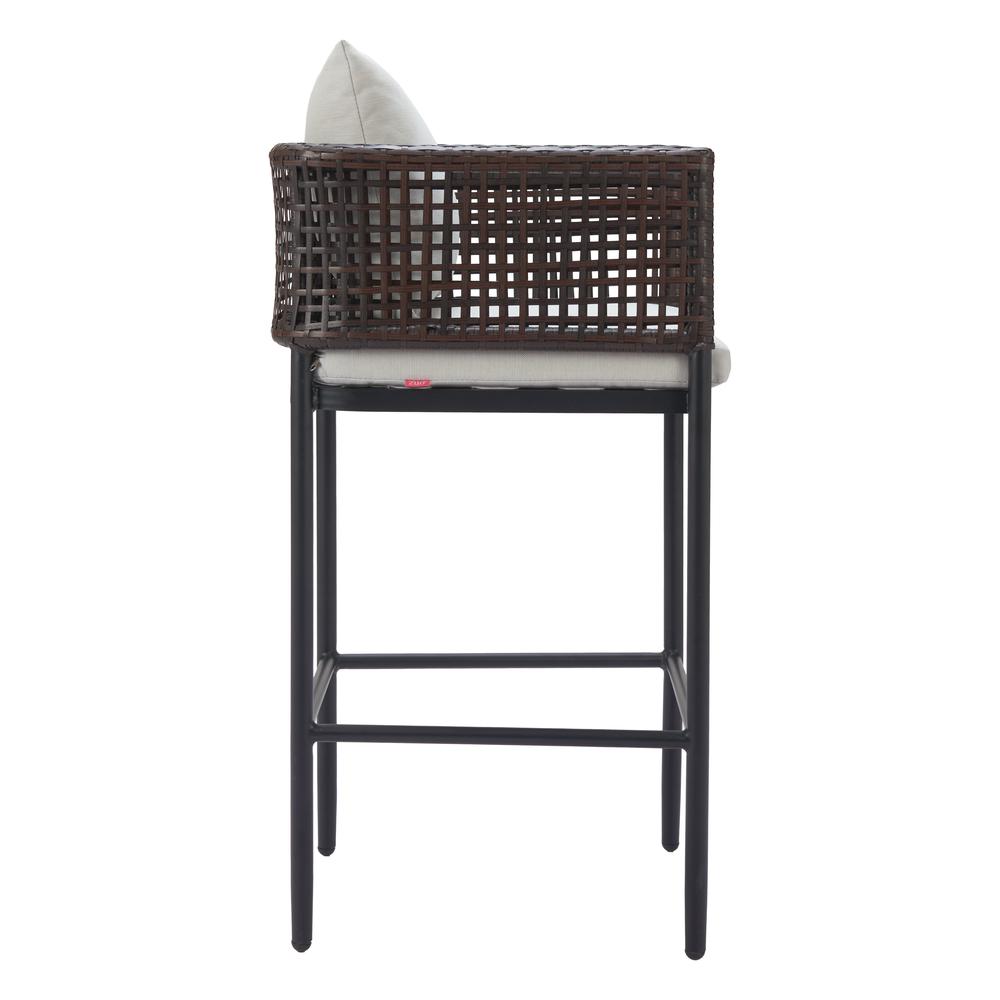 Palm Paradise Barstool Gray. Picture 4