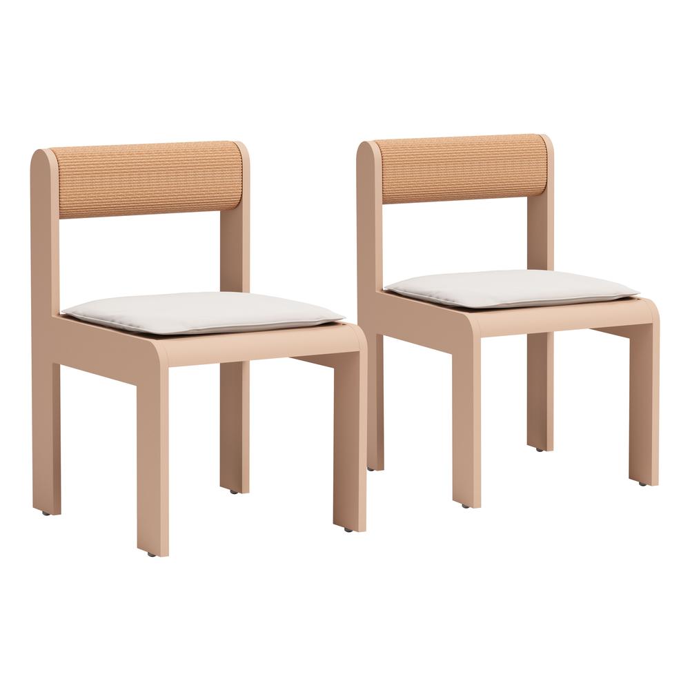 Island Dining Chair (Set of 2) White. Picture 7