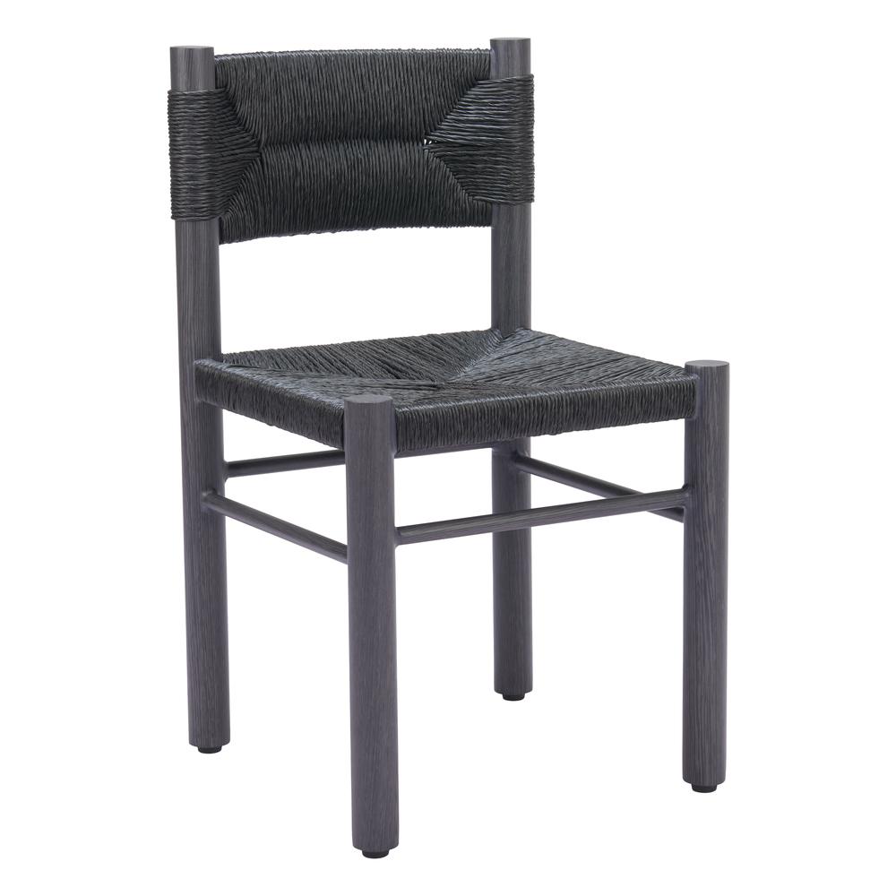 Iska Dining Chair (Set of 2) Black. Picture 2