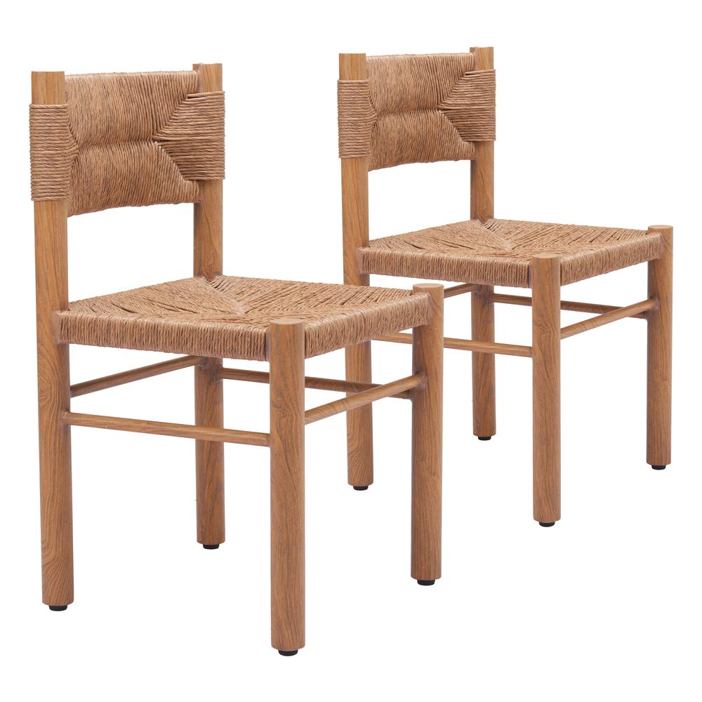 Iska Dining Chair (Set of 2) Natural. Picture 5
