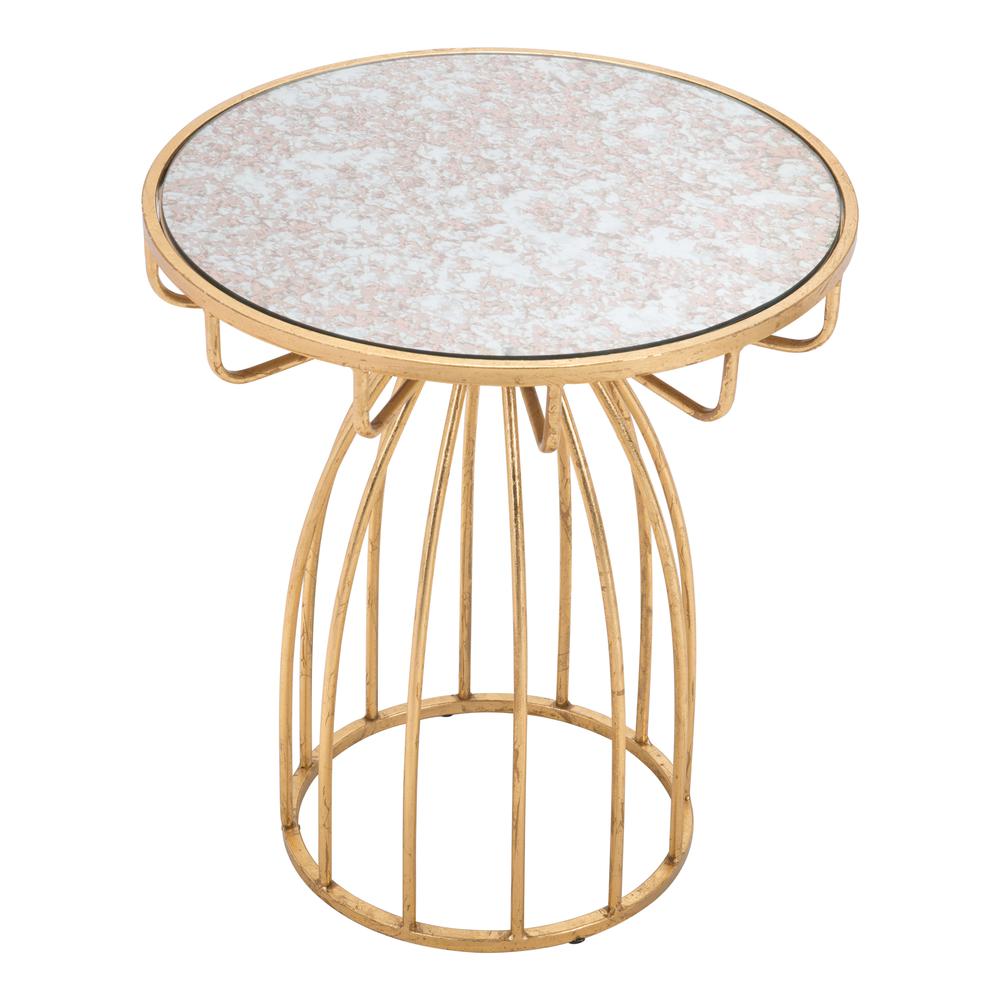 Silo Side Table Gold. Picture 4