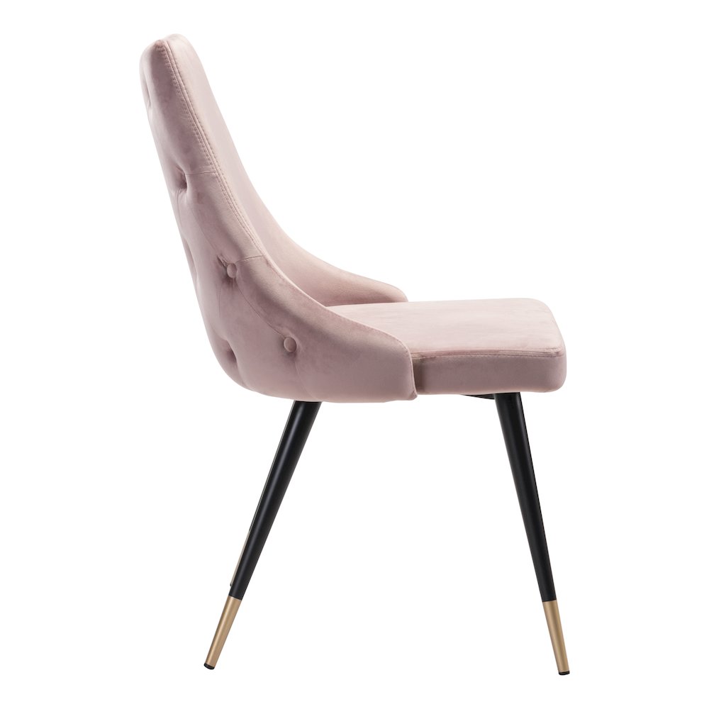 Piccolo Dining Chair (Set of 2) Pink. Picture 3