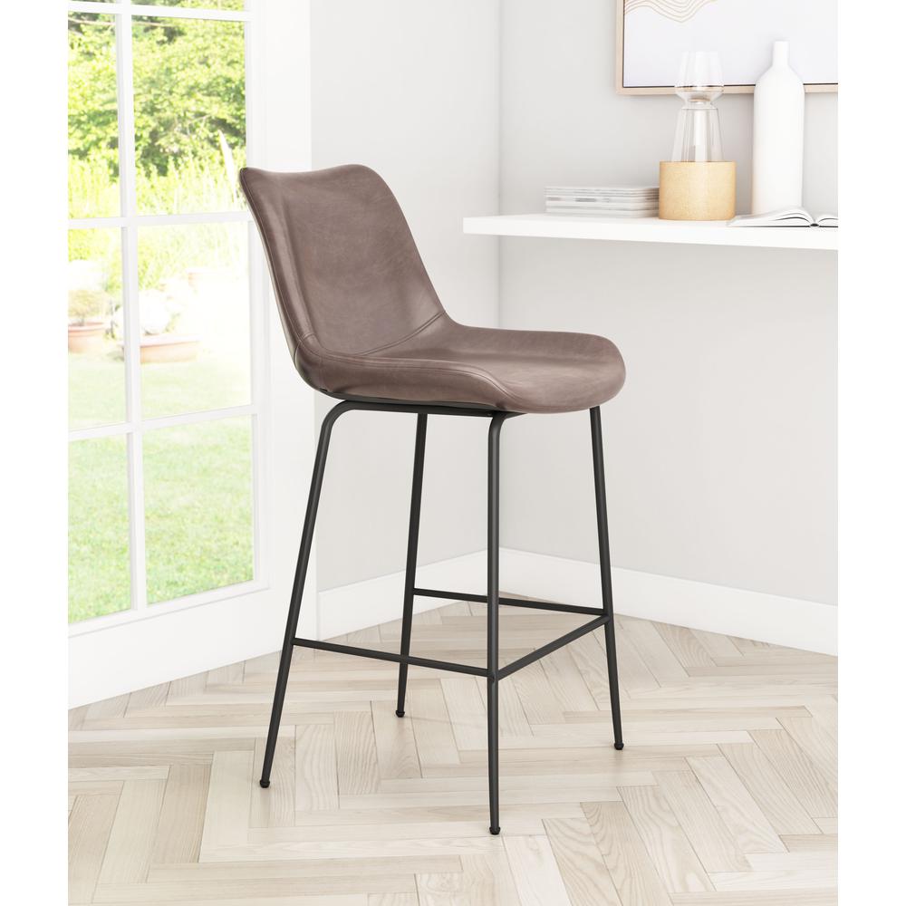 Byron Counter Stool Brown. Picture 6
