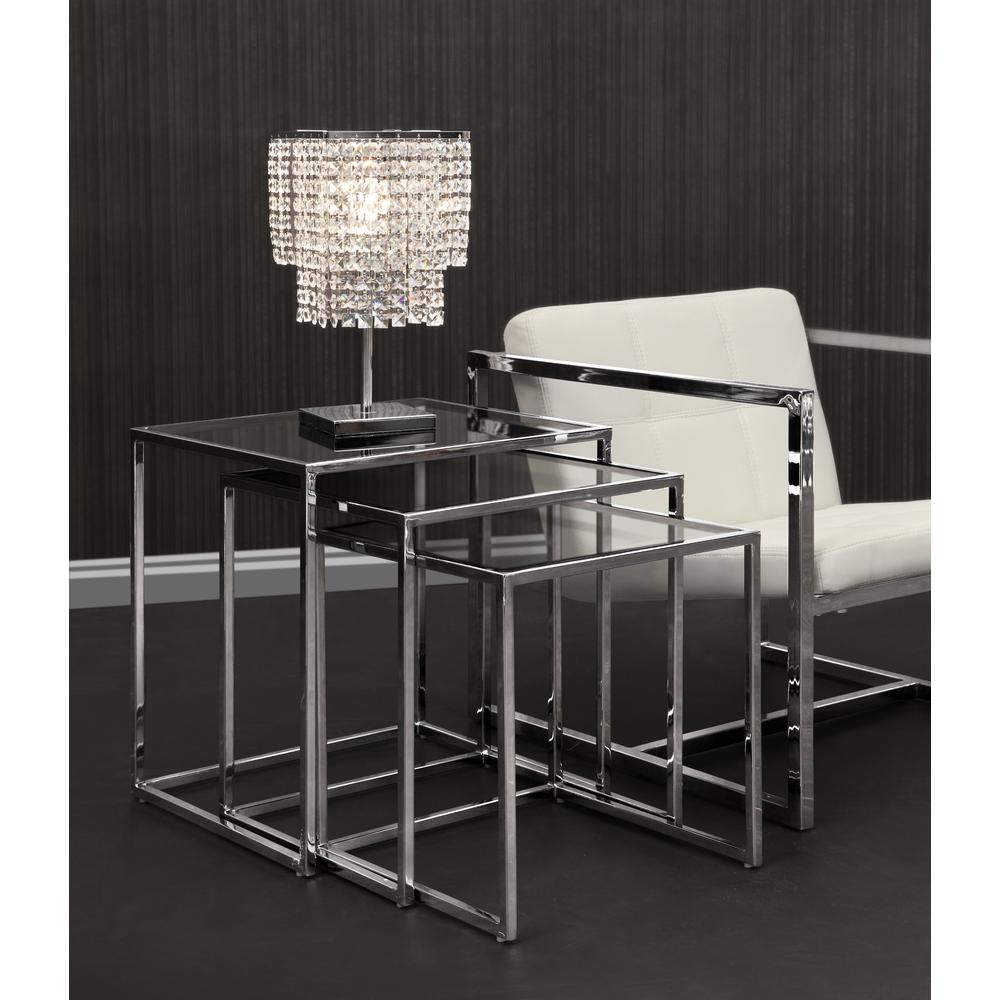 Falling Stars Table Lamp Chrome. Picture 3