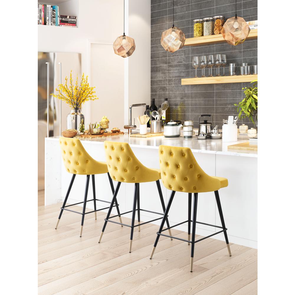 Piccolo Counter Stool Yellow. Picture 6