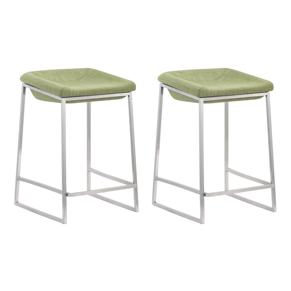 Lids Counter Stool (Set of 2) Green. The main picture.