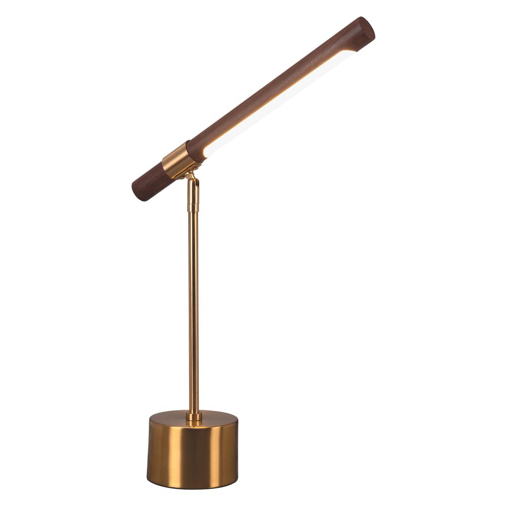 Kippy Table Lamp Brown & Brass. Picture 5