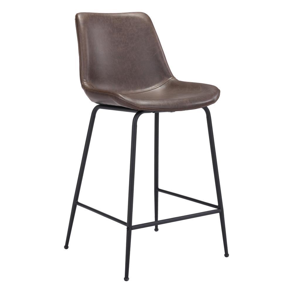 Byron Counter Stool Brown. Picture 1