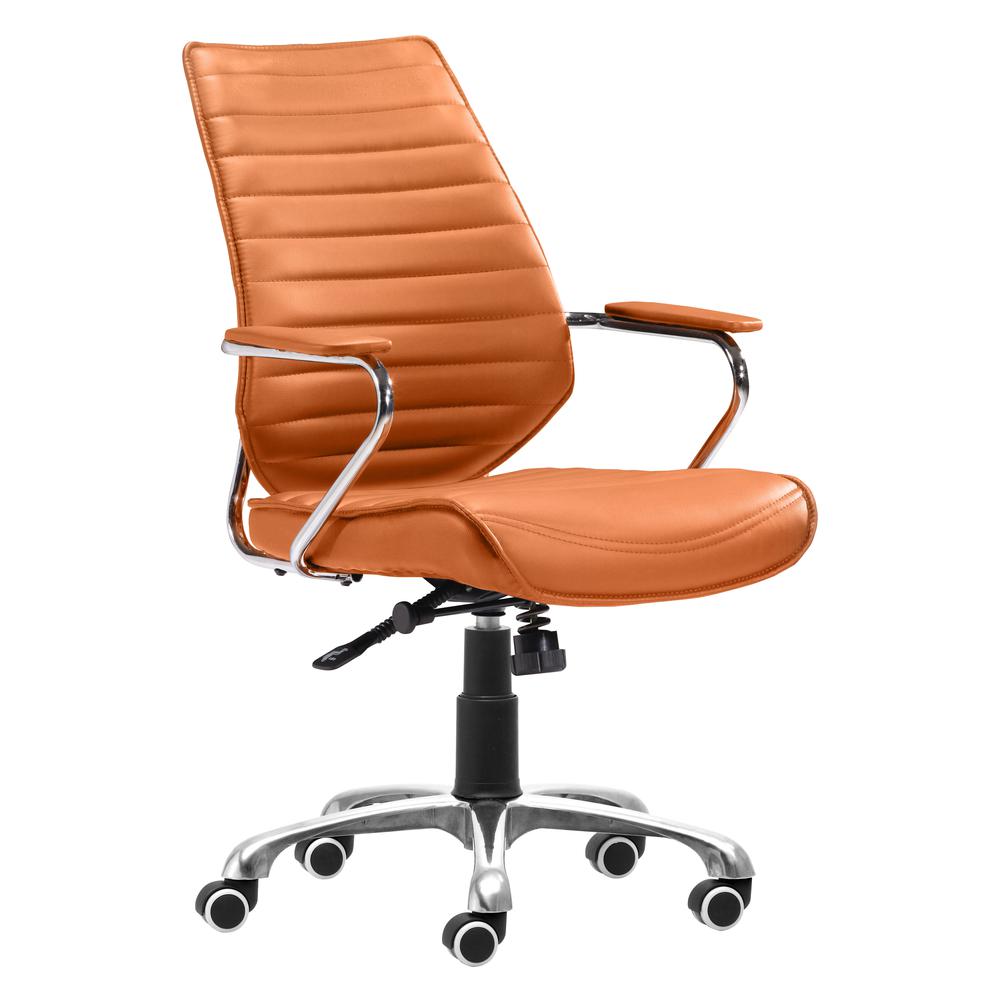 Enterprise Low Back Office Chair Orange. Picture 1