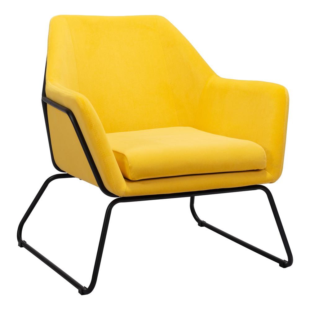 Jose Accent Chair Yellow. Picture 1