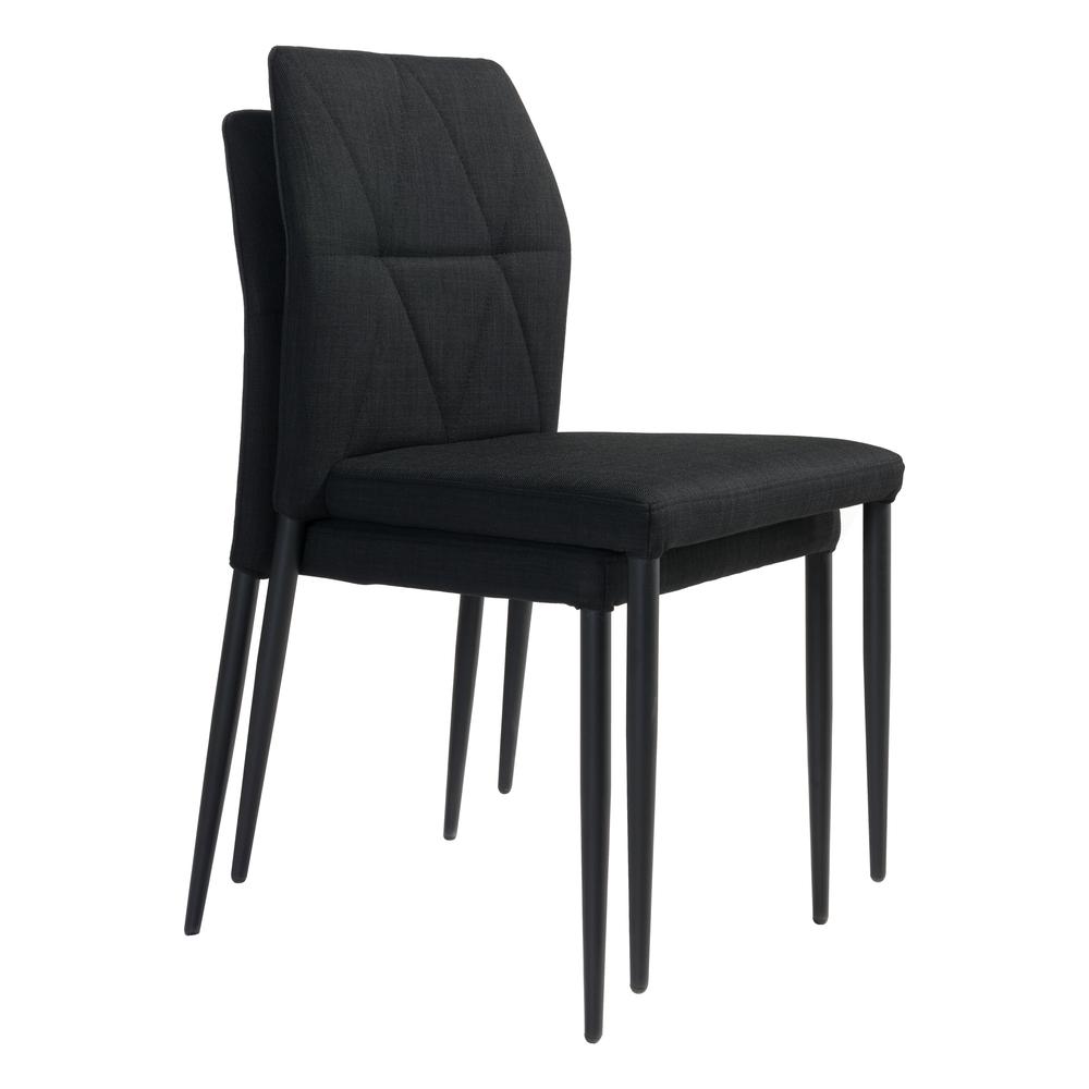 Revolution Dining Chair (Set of 4) Black. Picture 6