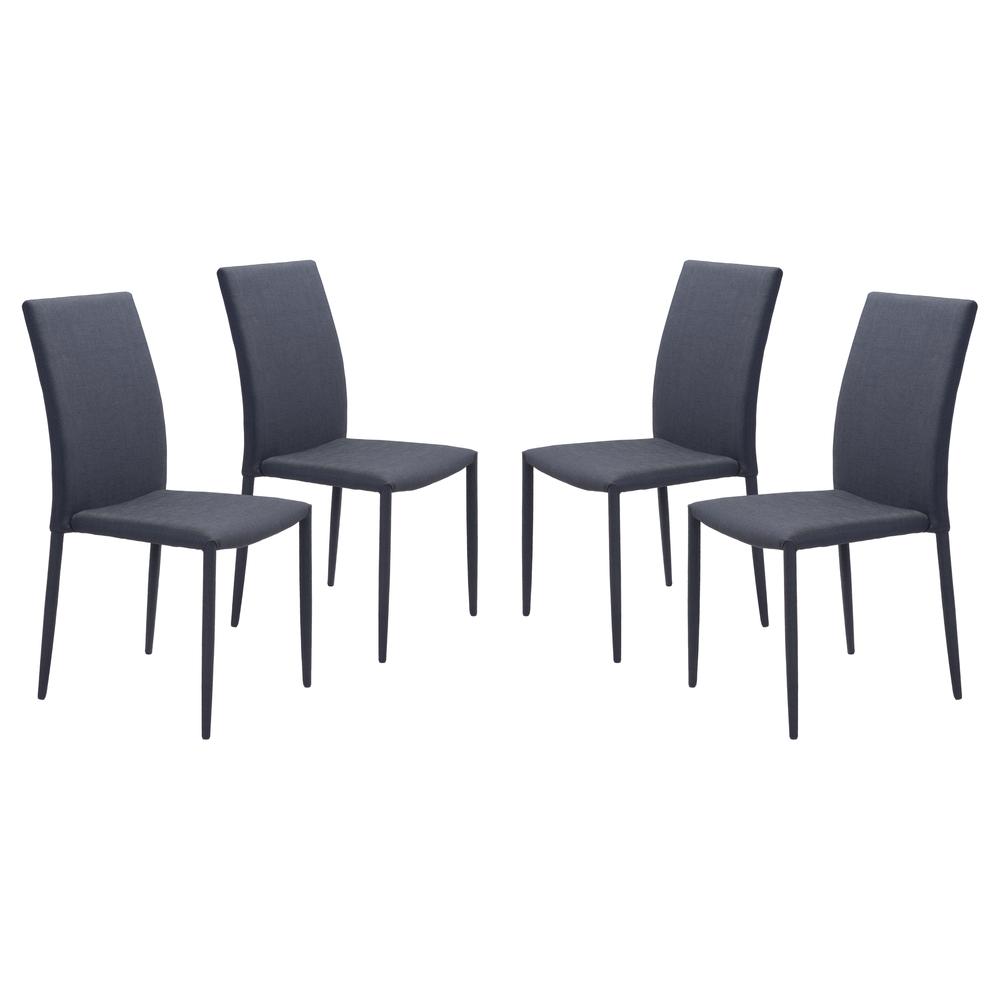 Confidence Dining Chair (Set of 4) Black. Picture 1
