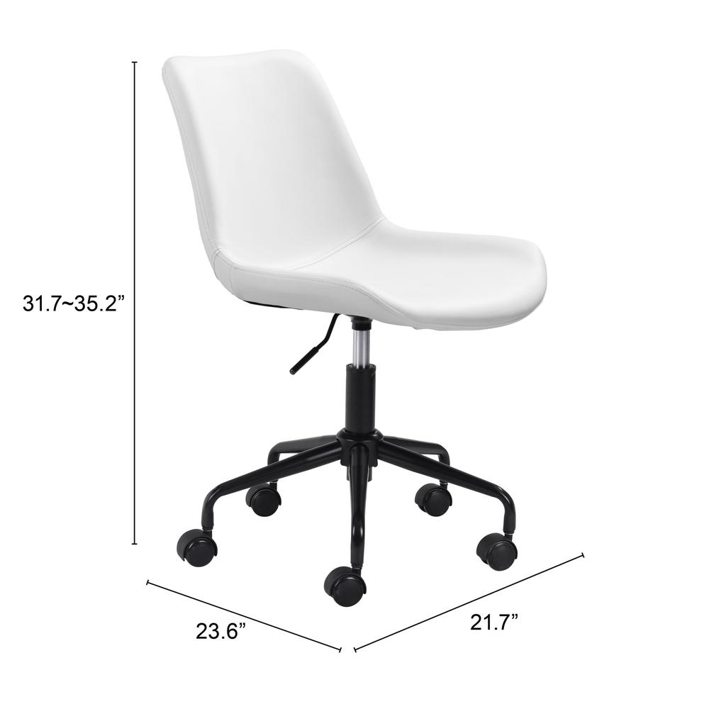 Byron Office Chair White. Picture 8