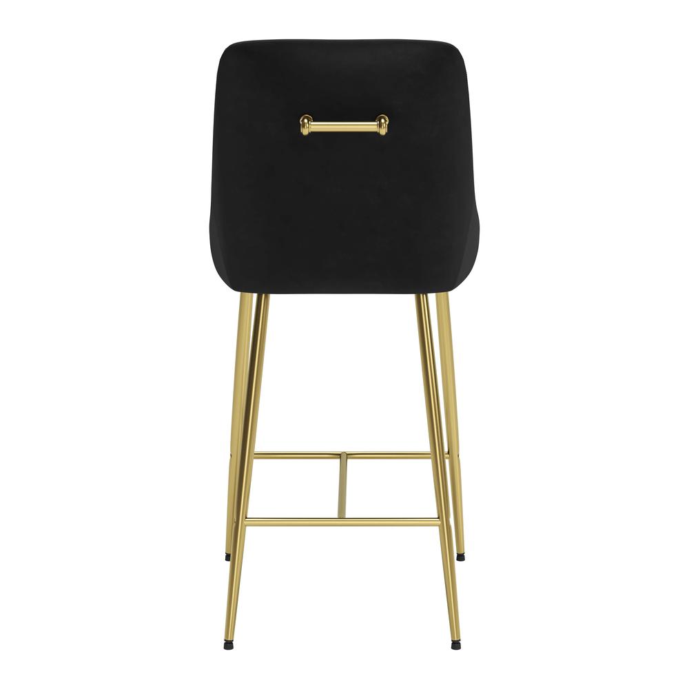 Madelaine Counter Stool Black & Gold. Picture 4