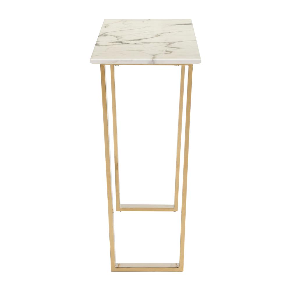 Atlas Console Table White & Gold. Picture 2