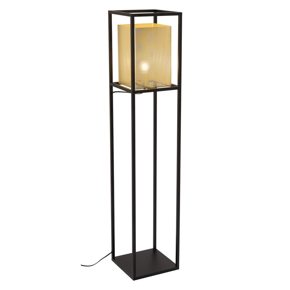 Yves Floor Lamp Gold & Black. Picture 5
