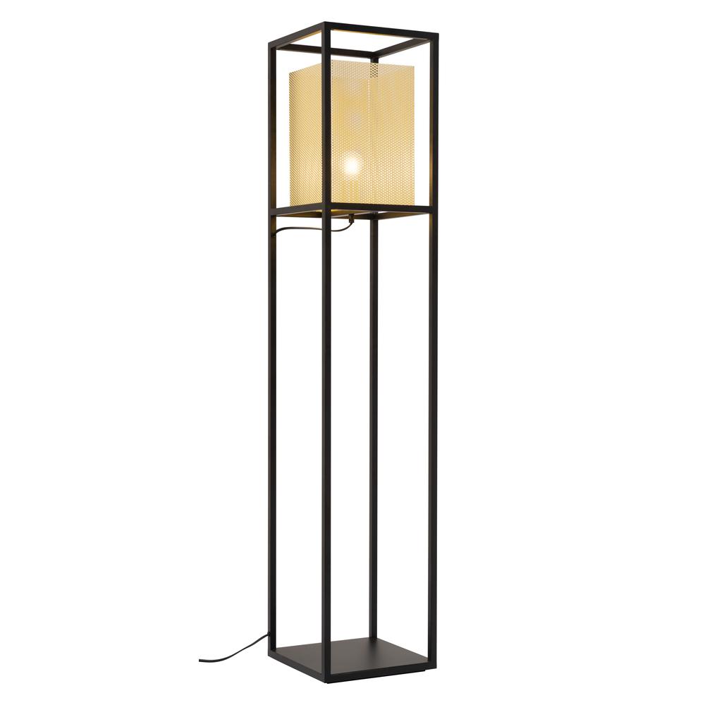 Yves Floor Lamp Gold & Black. Picture 1