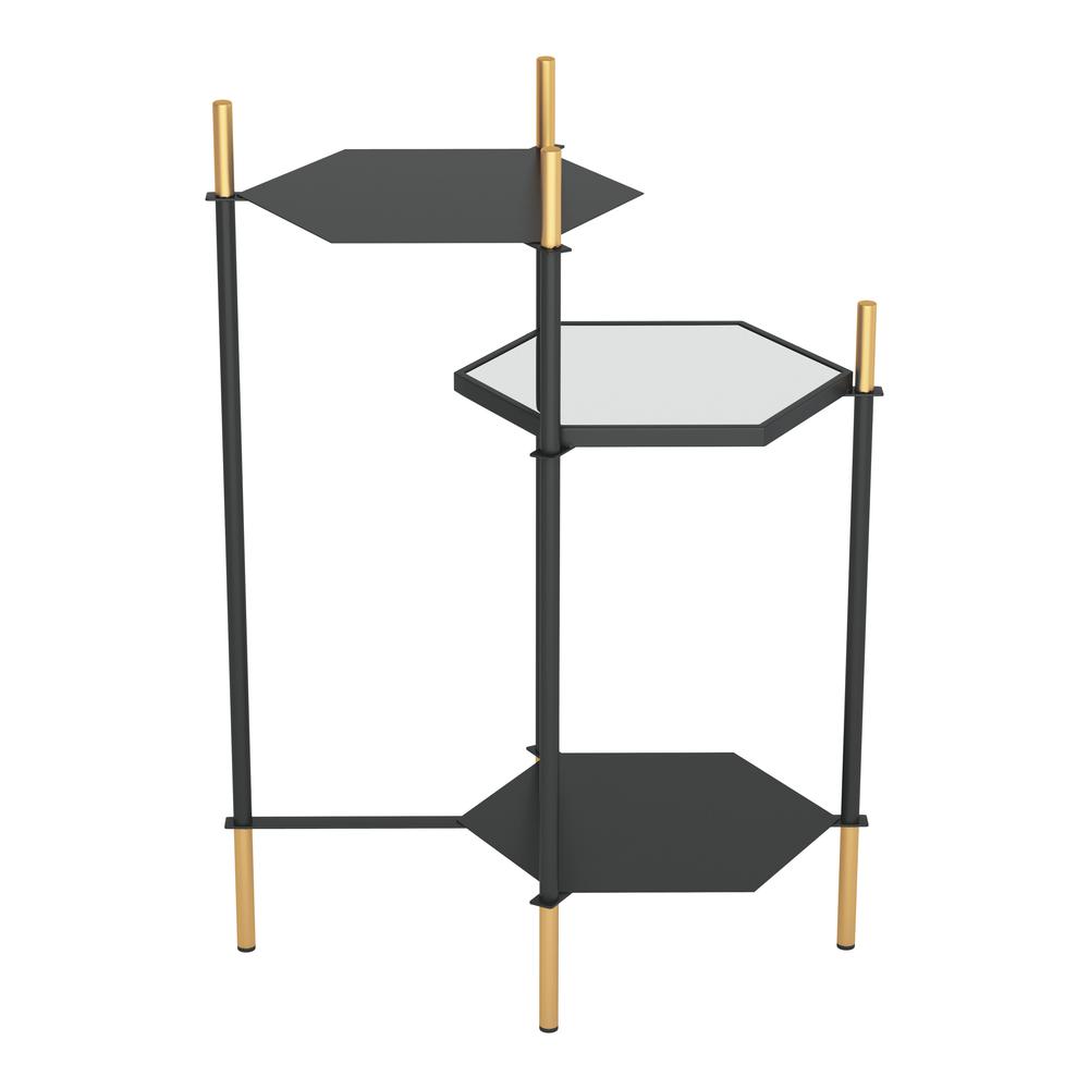 William Side Table Black & Gold. Picture 2