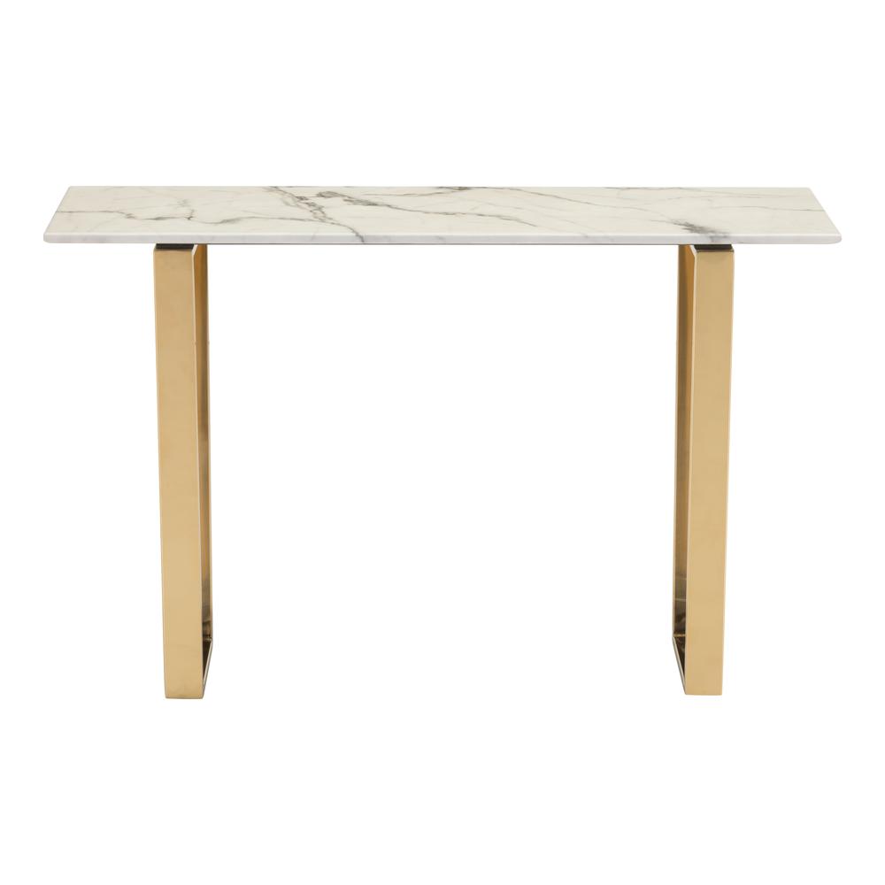 Atlas Console Table White & Gold. Picture 3