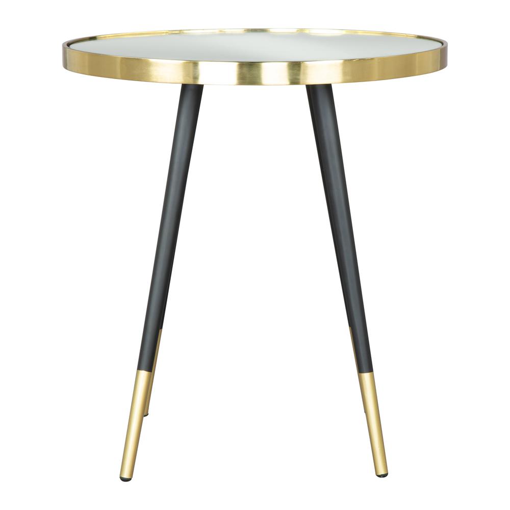 Particle Side Table Gold & Black. Picture 2
