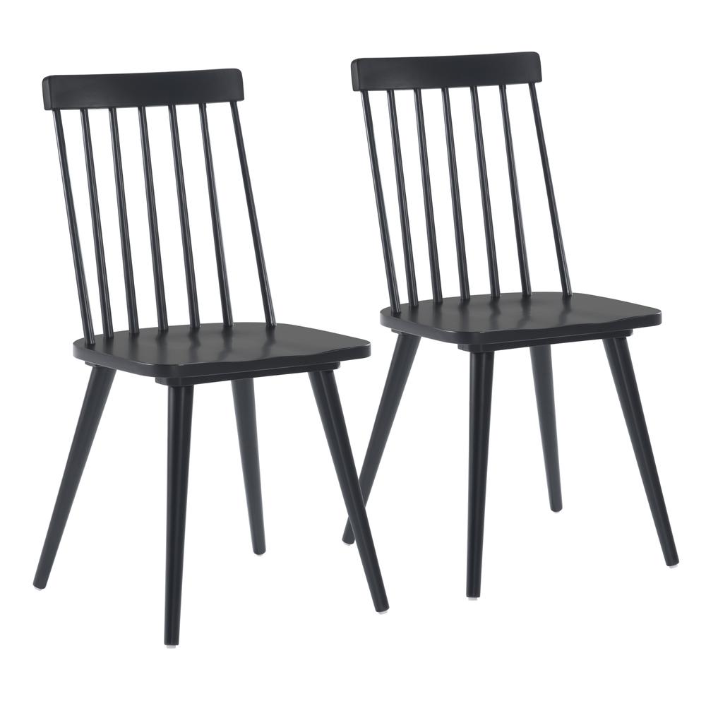 Ashley Dining Chair (Set of 2) Black. Picture 1