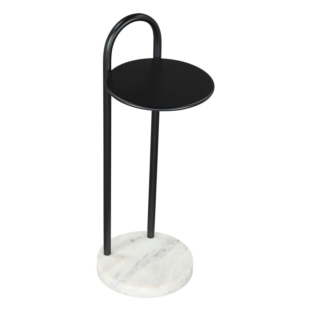 Christian Side Table Black & White. Picture 1