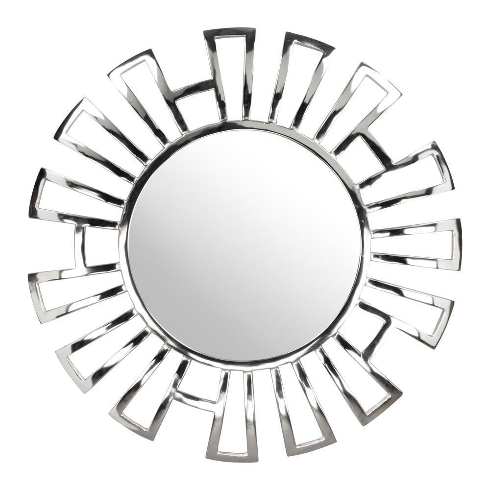 Calmar Round Mirror Aluminum. Picture 6