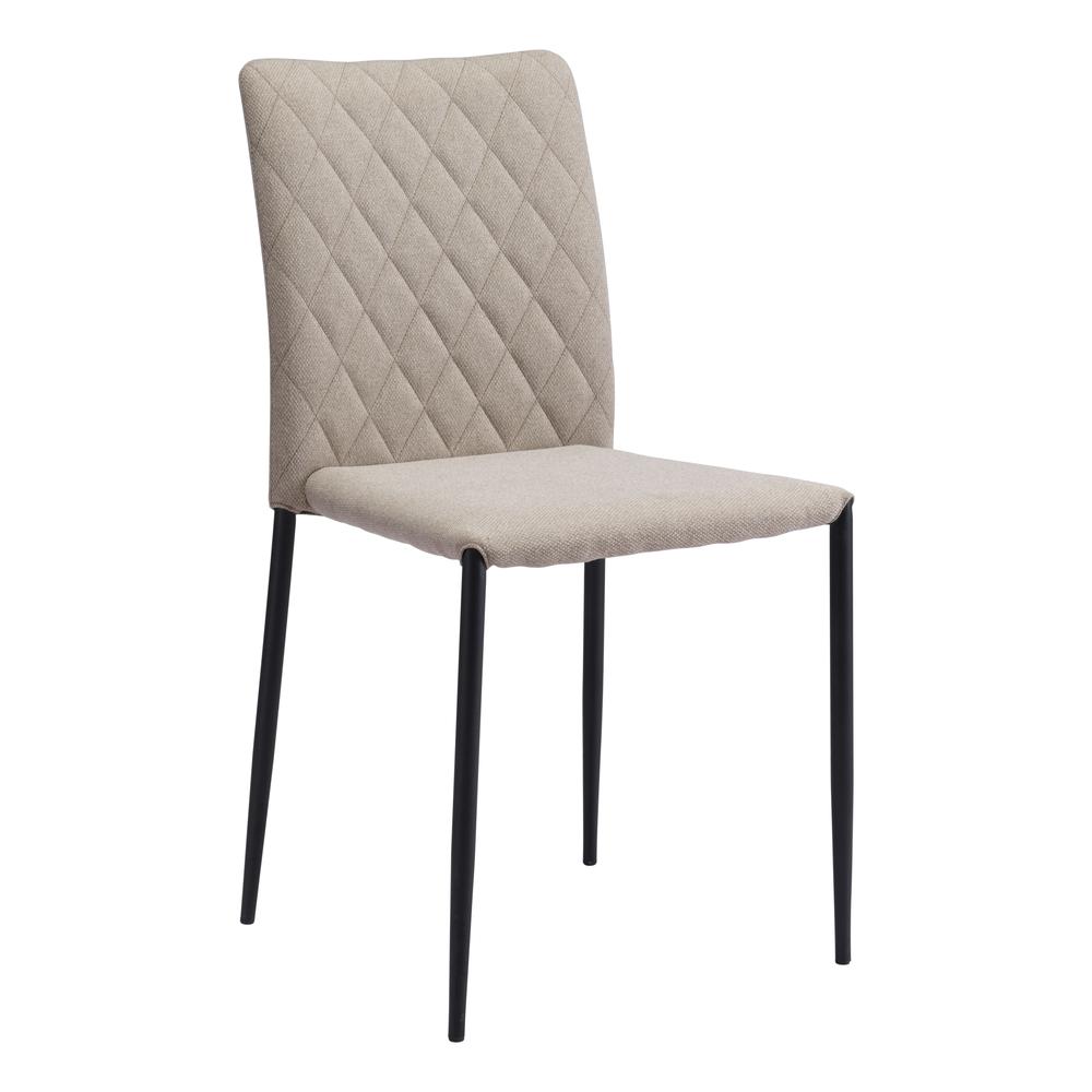 Harve Dining Chair (Set of 2) Beige. Picture 2