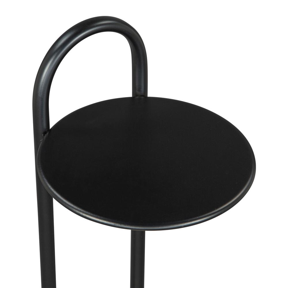 Christian Side Table Black & White. Picture 3