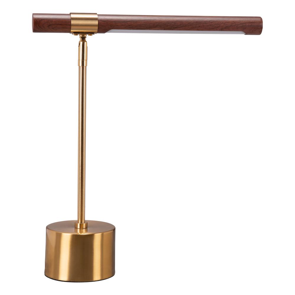 Kippy Table Lamp Brown & Brass. Picture 2
