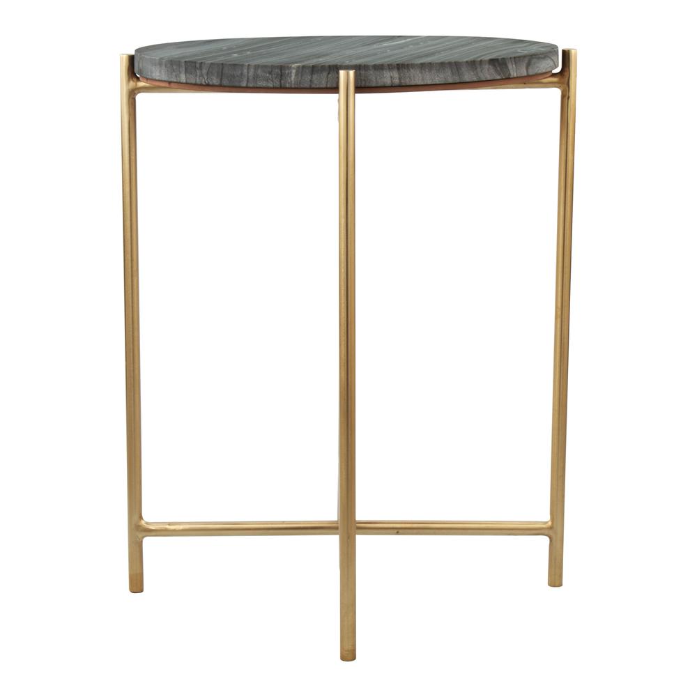 David Side Table Gray & Gold. Picture 2