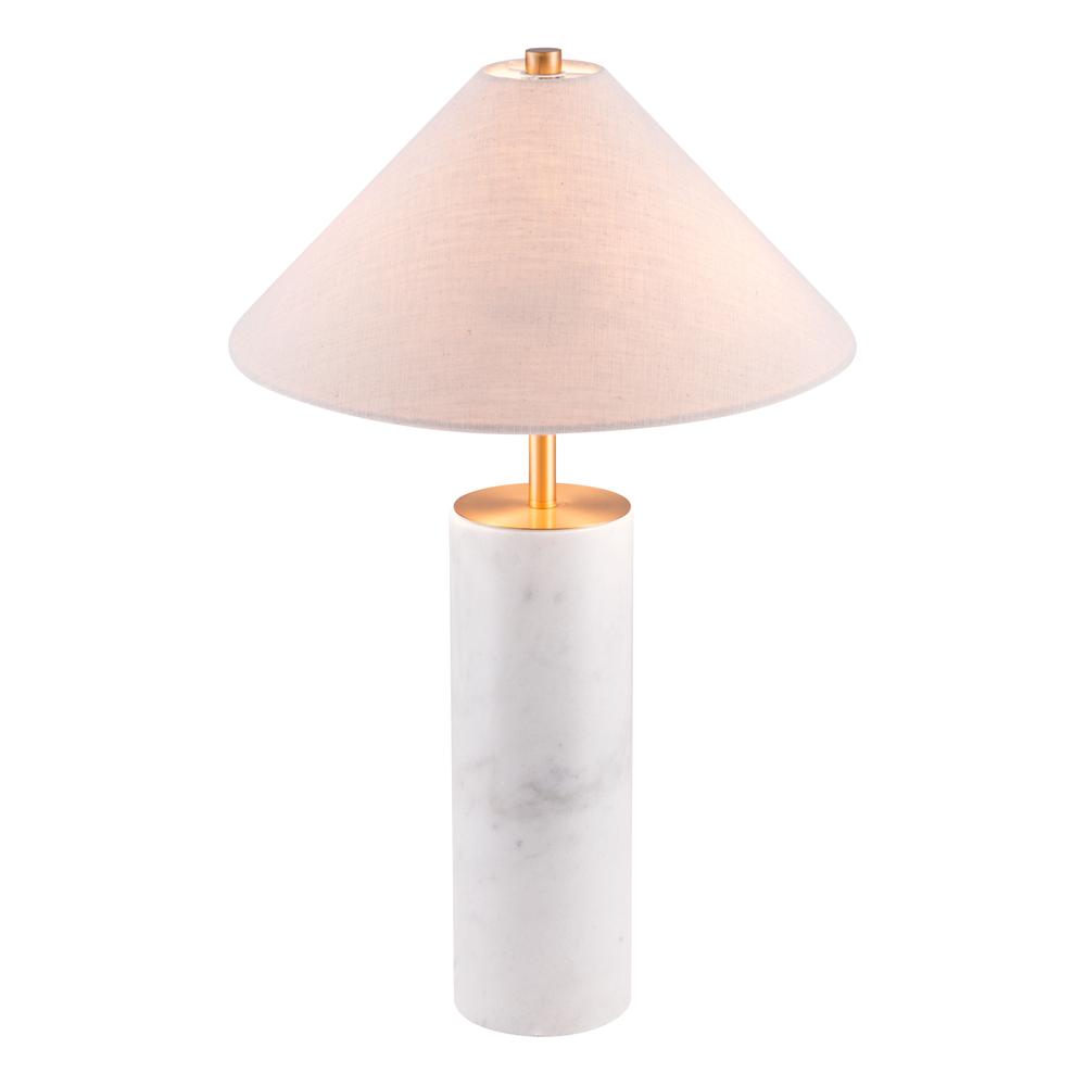 Ciara Table Lamp Beige & White. Picture 3