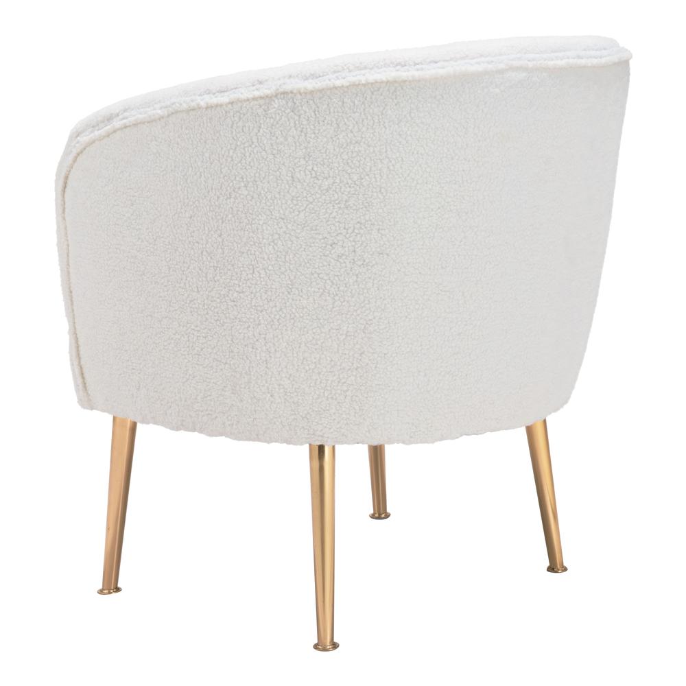 Sherpa Accent Chair Beige. Picture 5