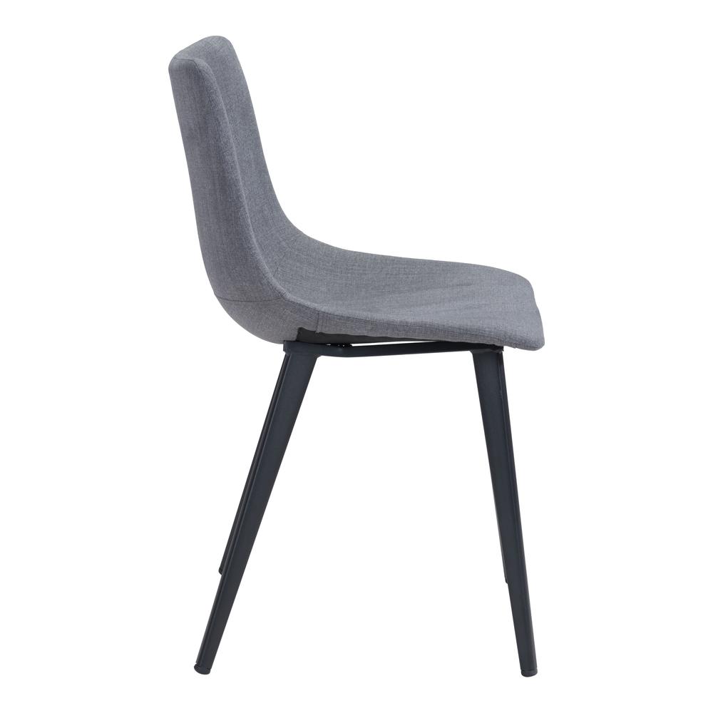DanielSteel Dining Chairs (Set of 2) - Gray/Black, Belen Kox. Picture 3