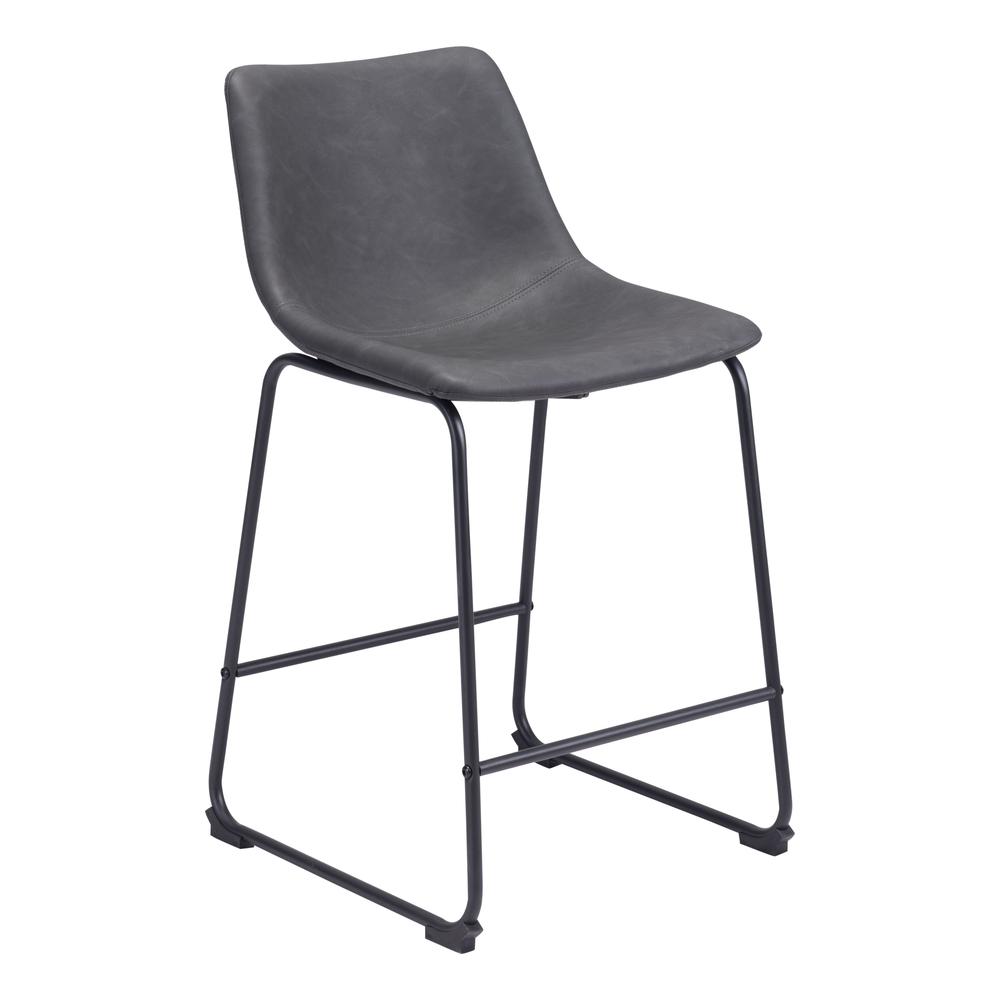 Smart Counter Stool (Set of 2) Charcoal. Picture 2