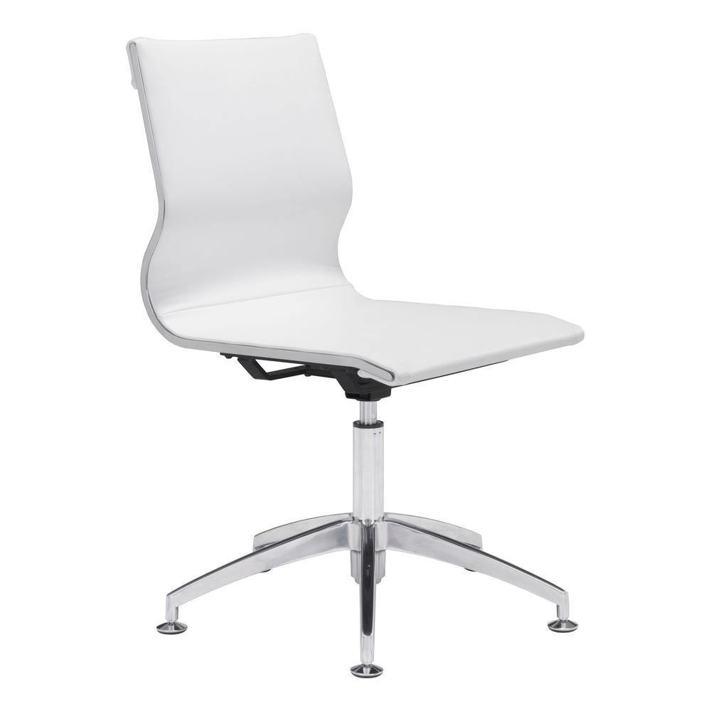 Glider Conference Chair White. Picture 1