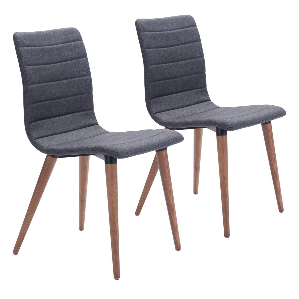 Jericho Dining Chair (Set of 2) Gray. The main picture.