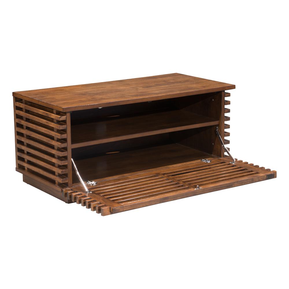 Linea Narrow Entertainment Stand Walnut. Picture 5
