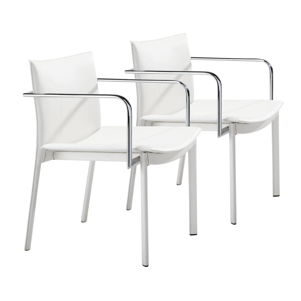 Gekko Conference Chair (Set of 2) White. The main picture.