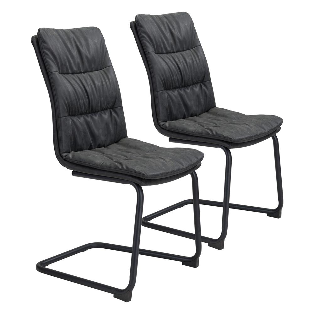 Sharon Dining Chair (Set of 2) Vintage Black. Picture 1