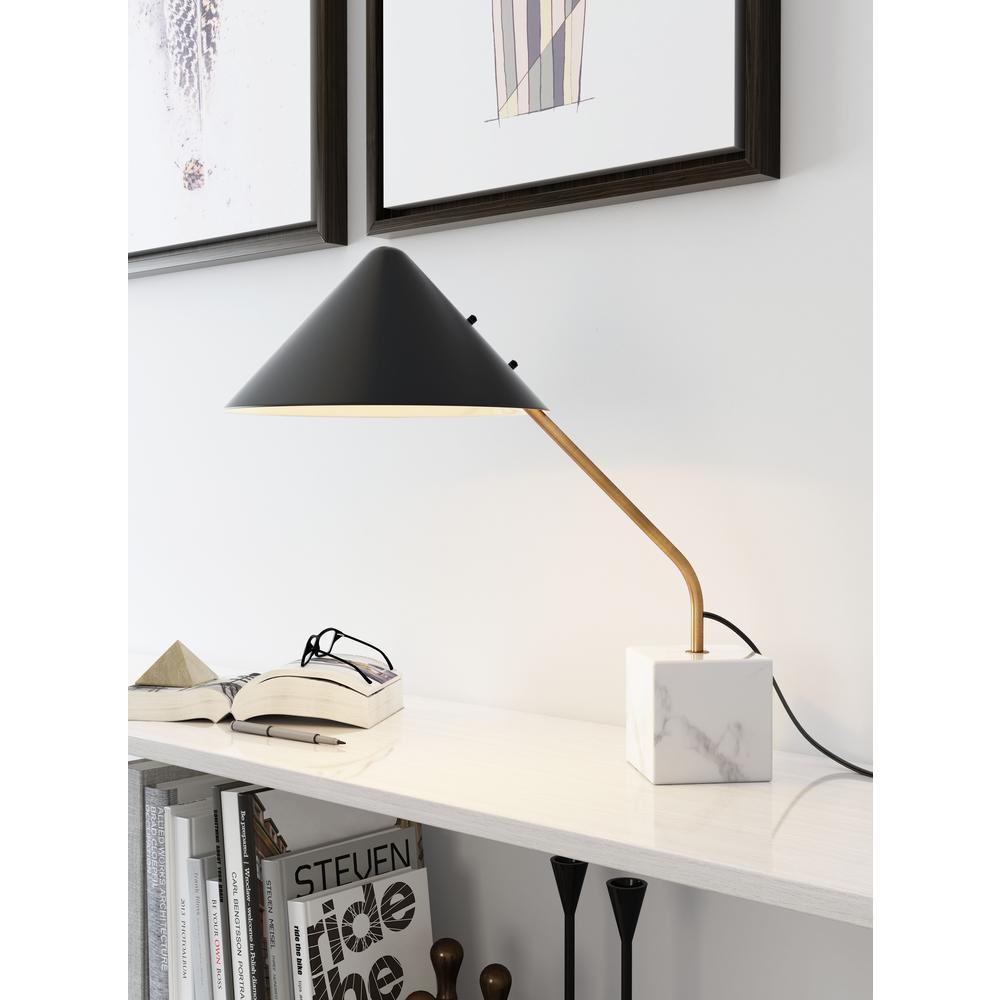 Pike Table Lamp Black & White. Picture 3