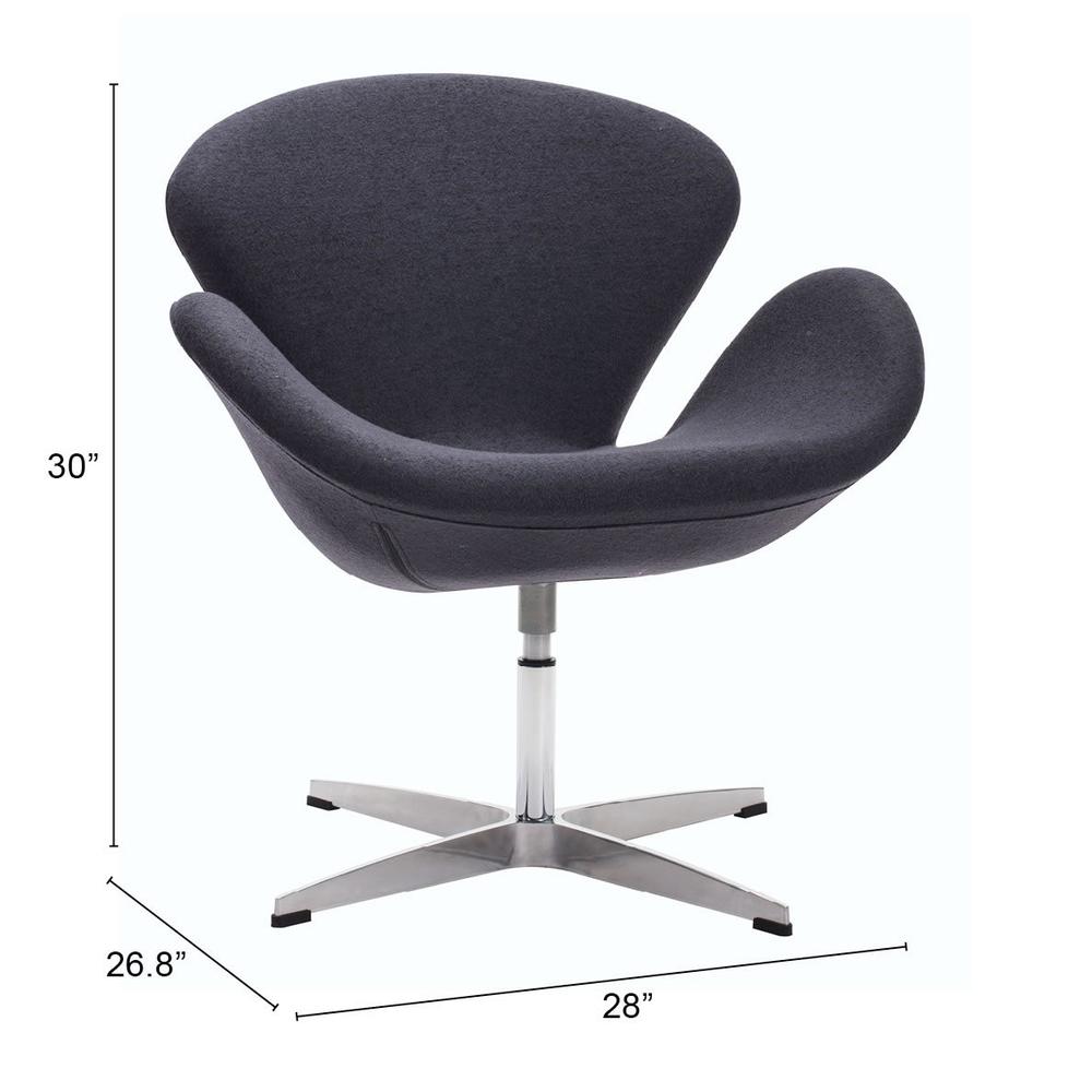 Pori Accent Chair Gray. Picture 7