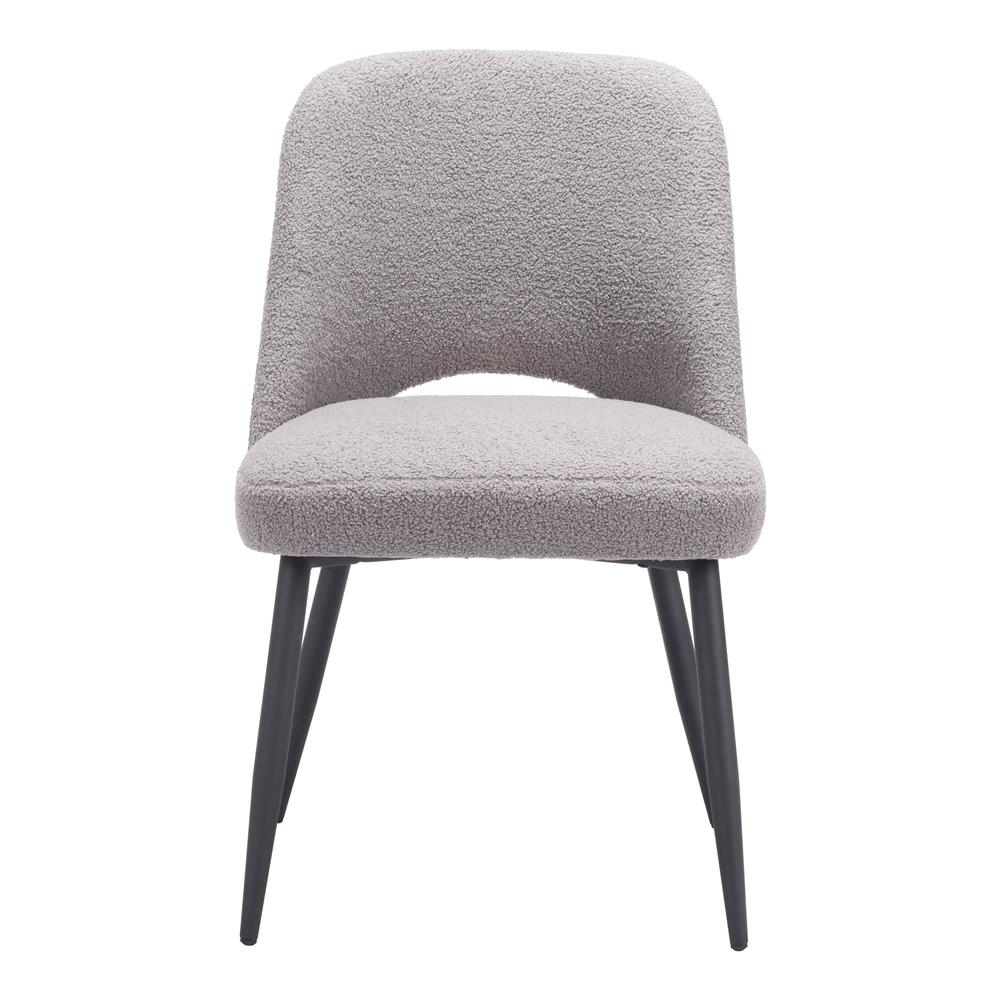 Teddy Dining Chair (Set of 2) Gray. Picture 4
