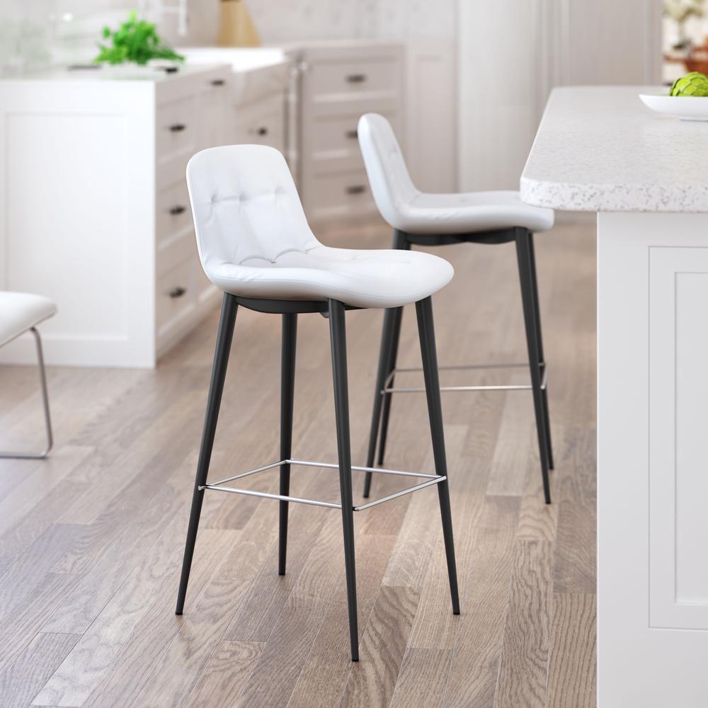 Tangiers Barstool (Set of 2) White. Picture 7