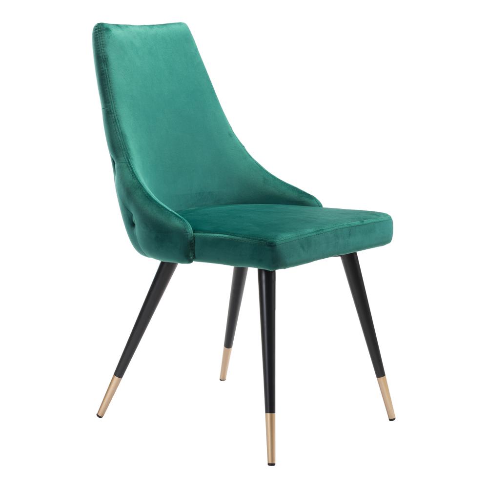 Piccolo Dining Chair (Set of 2) Green. Picture 2