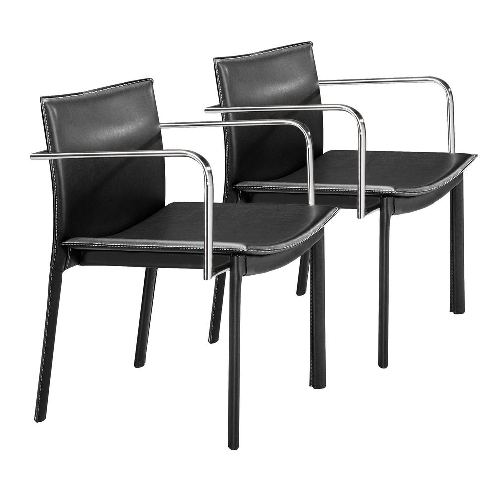 Gekko Conference Chair (Set of 2) Black. Picture 1