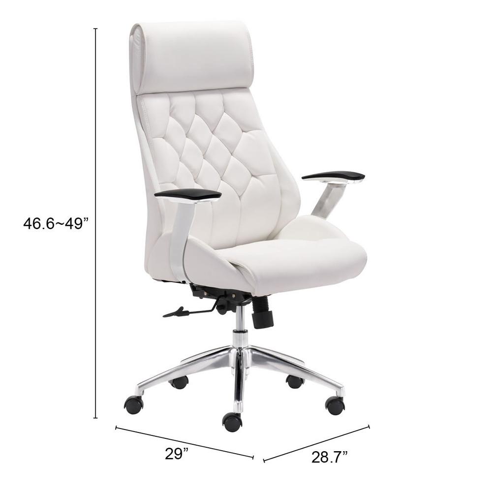 Boutique Office Chair White. Picture 7
