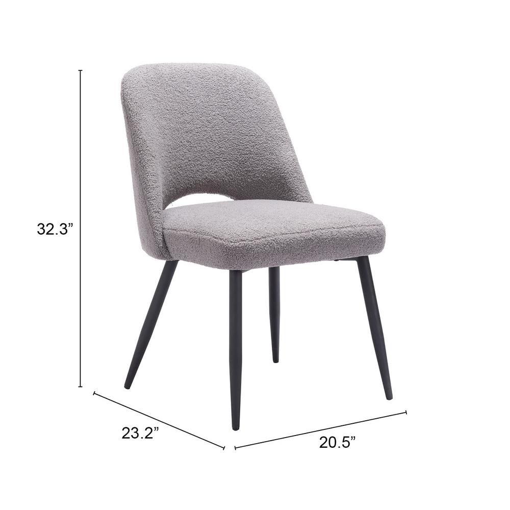 Gray Teddy Dining Chair, Belen Kox. Picture 7